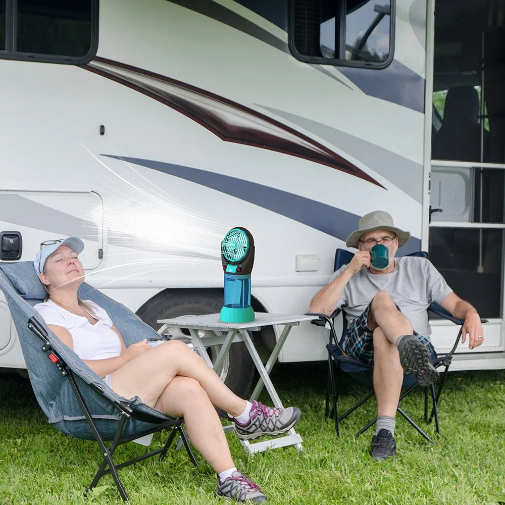 Factory Wholesale Misting Handheld Cooling Fan for Outdoor Use with Refillable Spray Water Tank