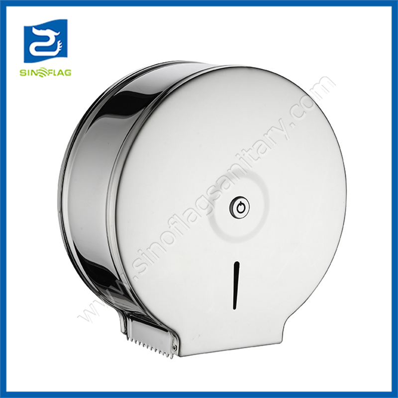 Stainless Steel 304 Wall Mounted Paper Towel Holder Jumbo Roll Toilet Paper Dispenser