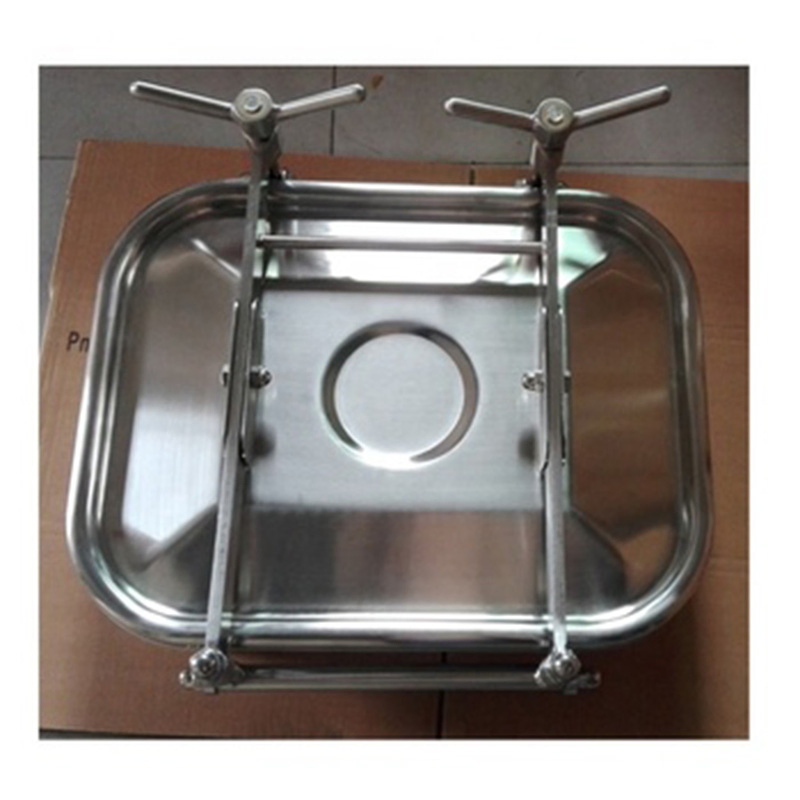 Stainless Steel Square Pressure Manhole Quick Opening Pressure Cover