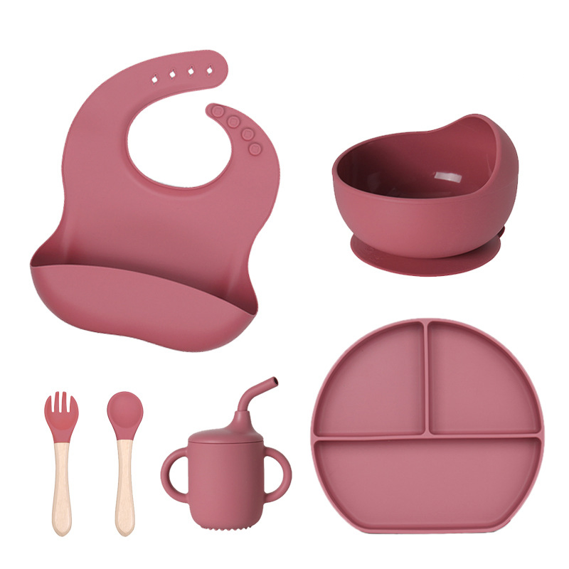 High Quality Wholesale China Wholesale 6PC Silicone Baby Feeding Set