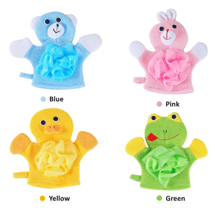 Animal Shape Bath Glove Scrubber for Kids and Adults