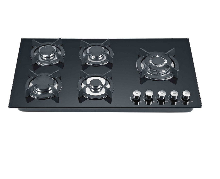 Cheap Price Hot Sales Tempered Glass Built in Gas Stove
