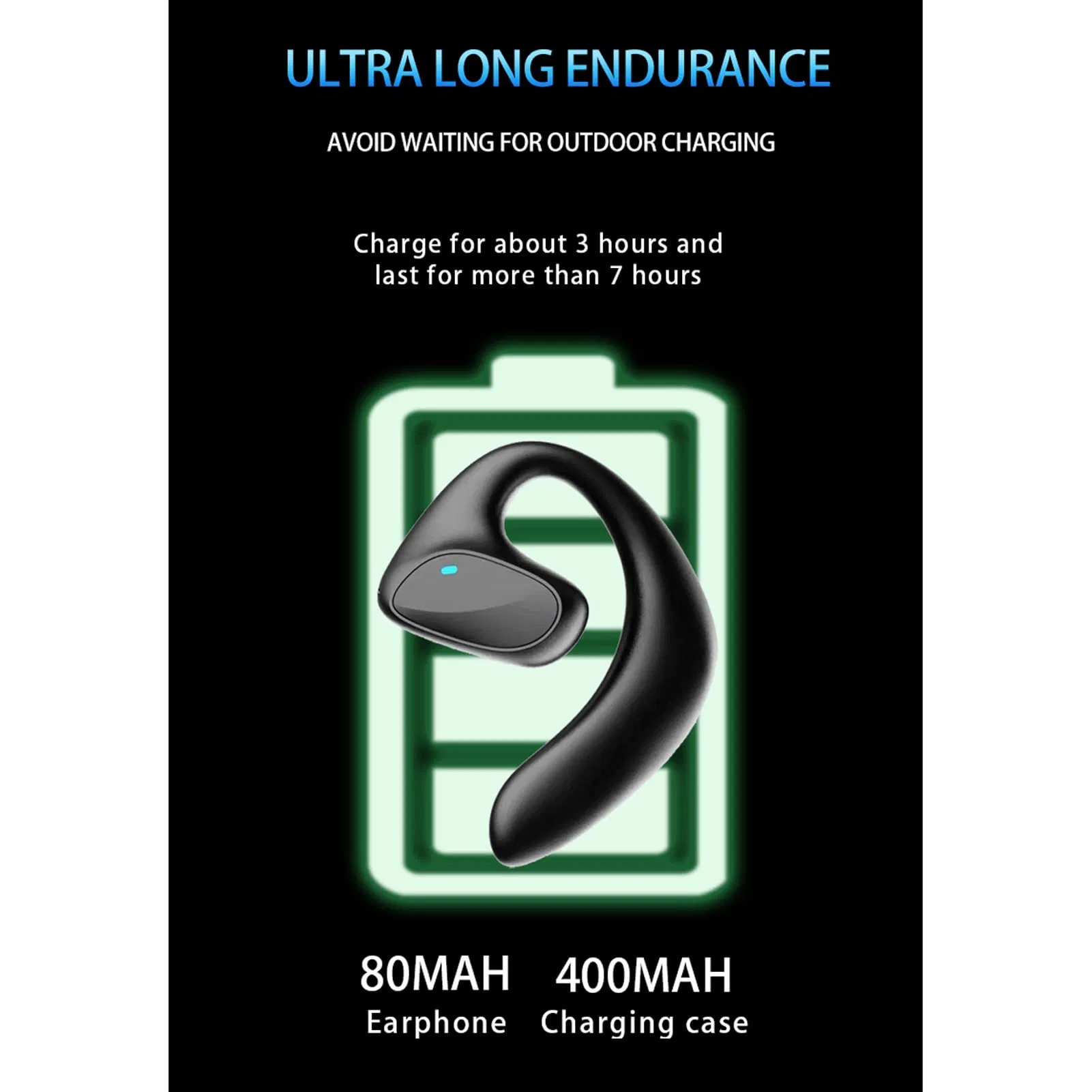 Наушники S900 M8 Bluetooth с супердолгой работой