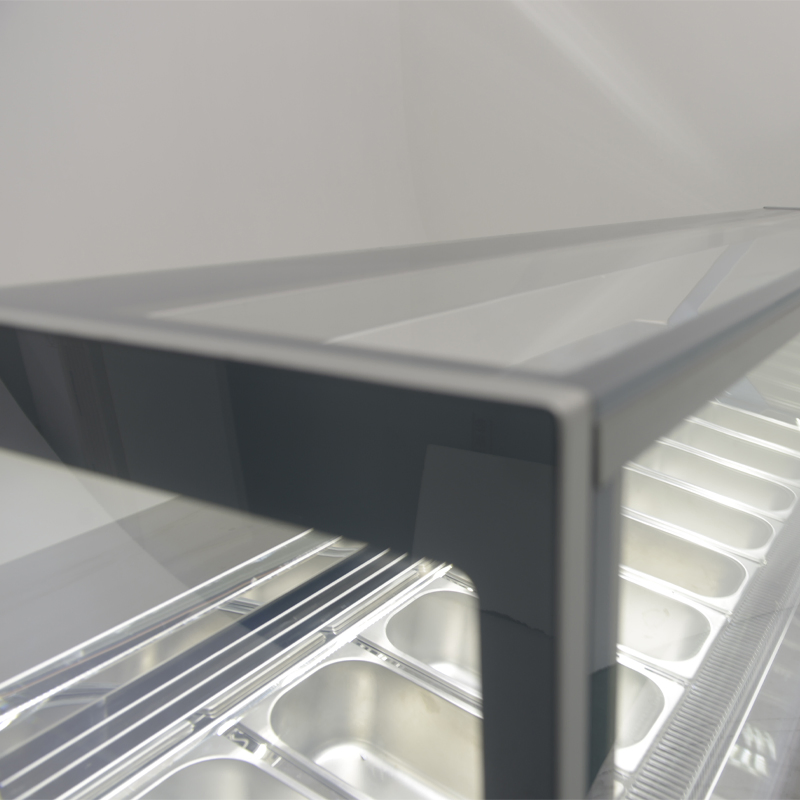 Commercial Automatic Ice Cream Freezer Refrigerator Ice Cream Display Cabinet