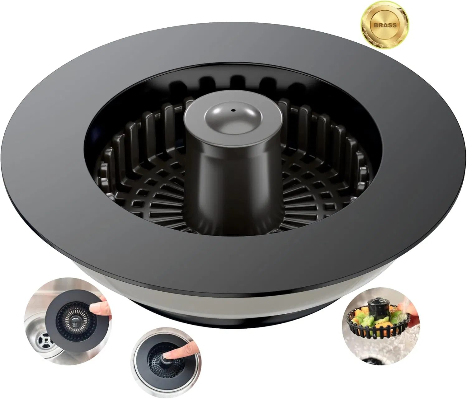 Durable Kitchen Sink Stopper and Strainer for Easy Cleanup