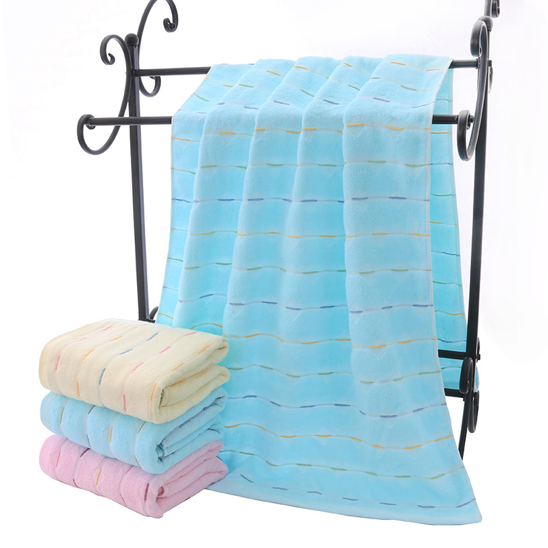 Five-Star Hotels and High-End Cotton Towel Female Household Water Absorption Drier with Thick Cotton Bath Towel