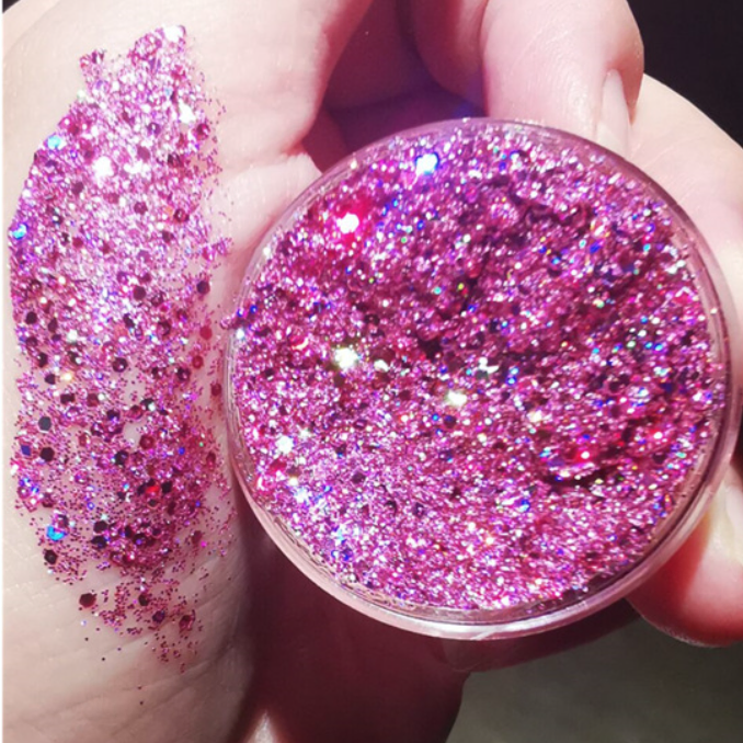 Glitter Glue Gel for Makeup, Face, and Body Art Makeup Glitters