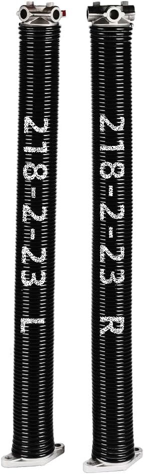 Пружина для гаражных ворот с черным покрытием