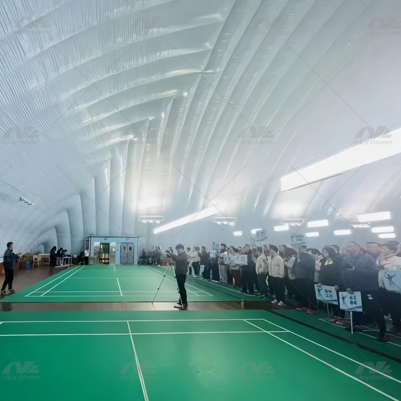 PVDF Rooftop Air Membrane Dome for Badminton