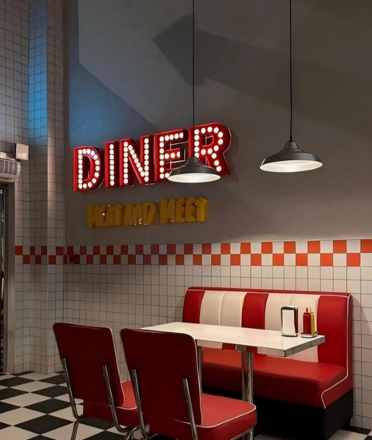 Durable Polymer LED Bulb Light Signs with High Brightness Features