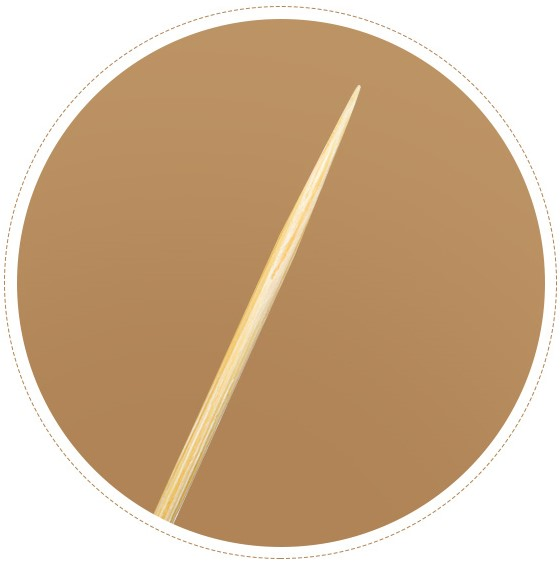 China Factory 1.6mm 1.8mm 2mm Diameter Disposable Bamboo Toothpick Dental Pick Bamboo Skewer