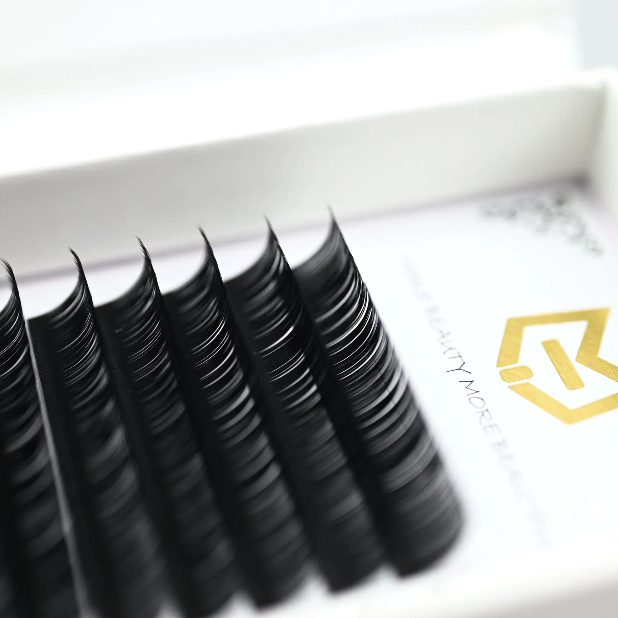 Mt Lashes Supplier Customized Bulk C D J Curls Fluffy Wispy Classic Eyelash Extension