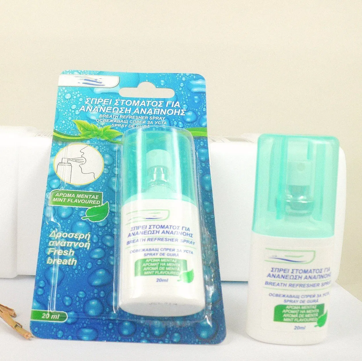 20ml Instant Oral Care Mouth Breath Refresher Spray Mint