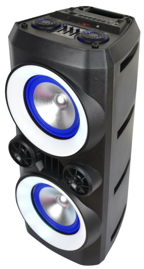 Портативная колонка с микрофоном EDEN ED-608 для караоке и DJ