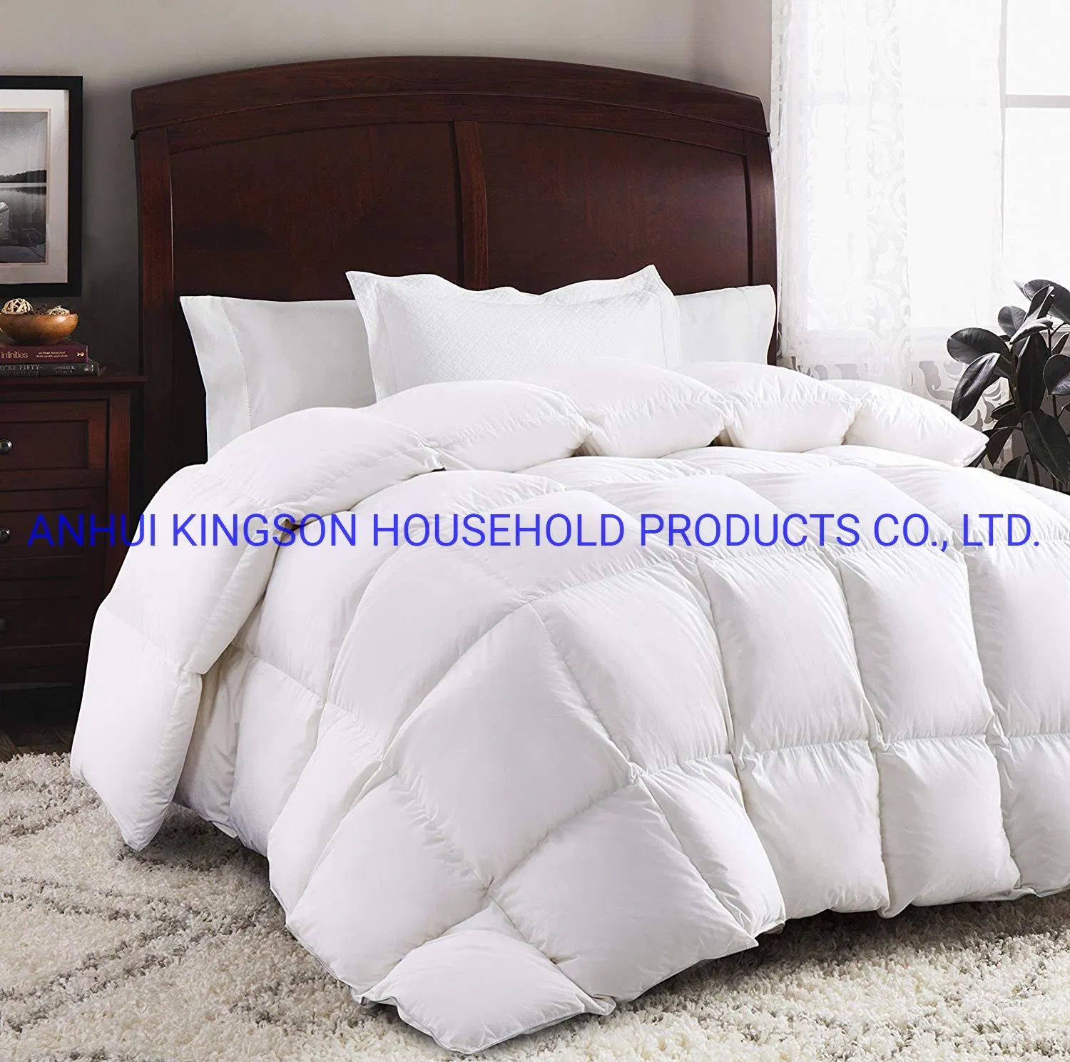 Soft Comforter Sets Bedding Luxury Reversible Winter Duvet Twin Bed Goose Down
