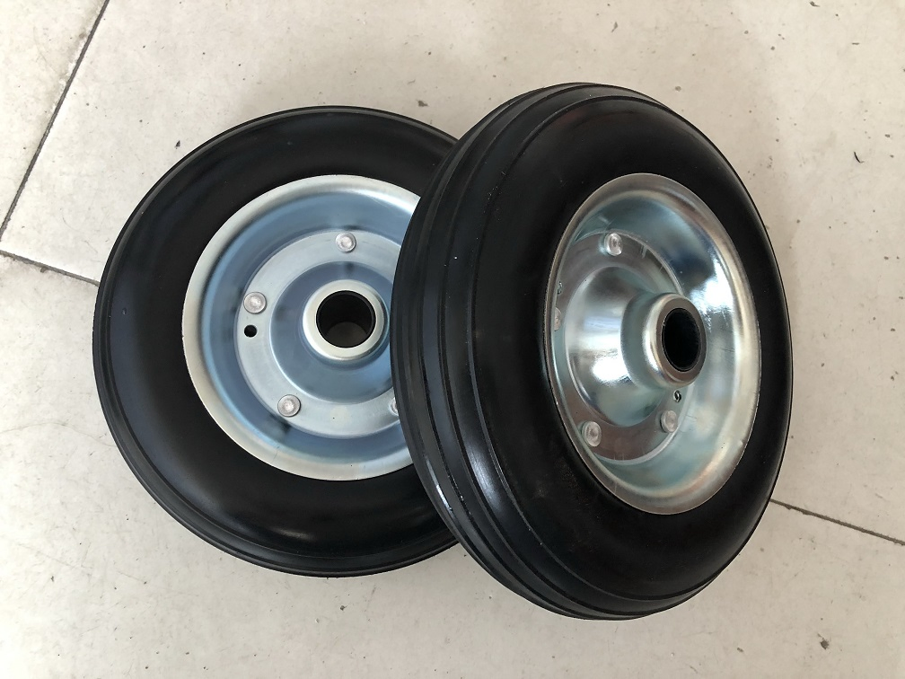 2020 New Product Lifting Jack Part Trailer Part Solid Rubber Wheel (220X60mm)