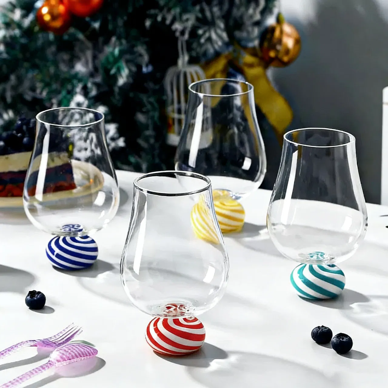 Бокал для шампанского из жаропрочного стекла