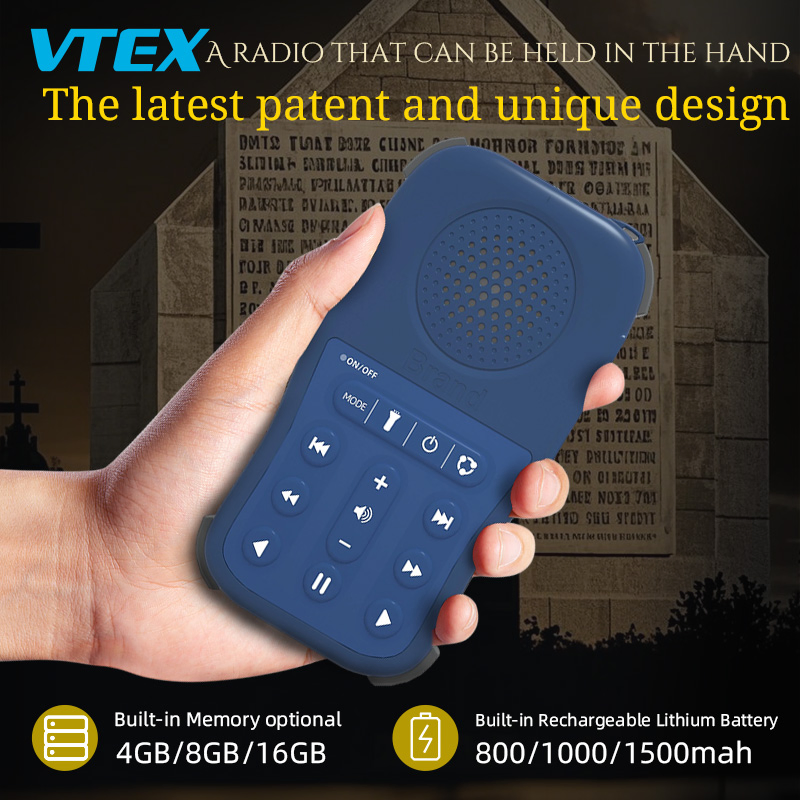 Solar Charging Temple Buddhism Chanting Praying Song Buddhist Music Sound Machine 8GB Digital Audio Speaker MP3 Buddha Player