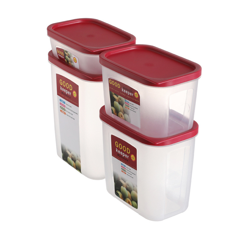 Transparent Storage Container for Refrigerator and Microwave Meals