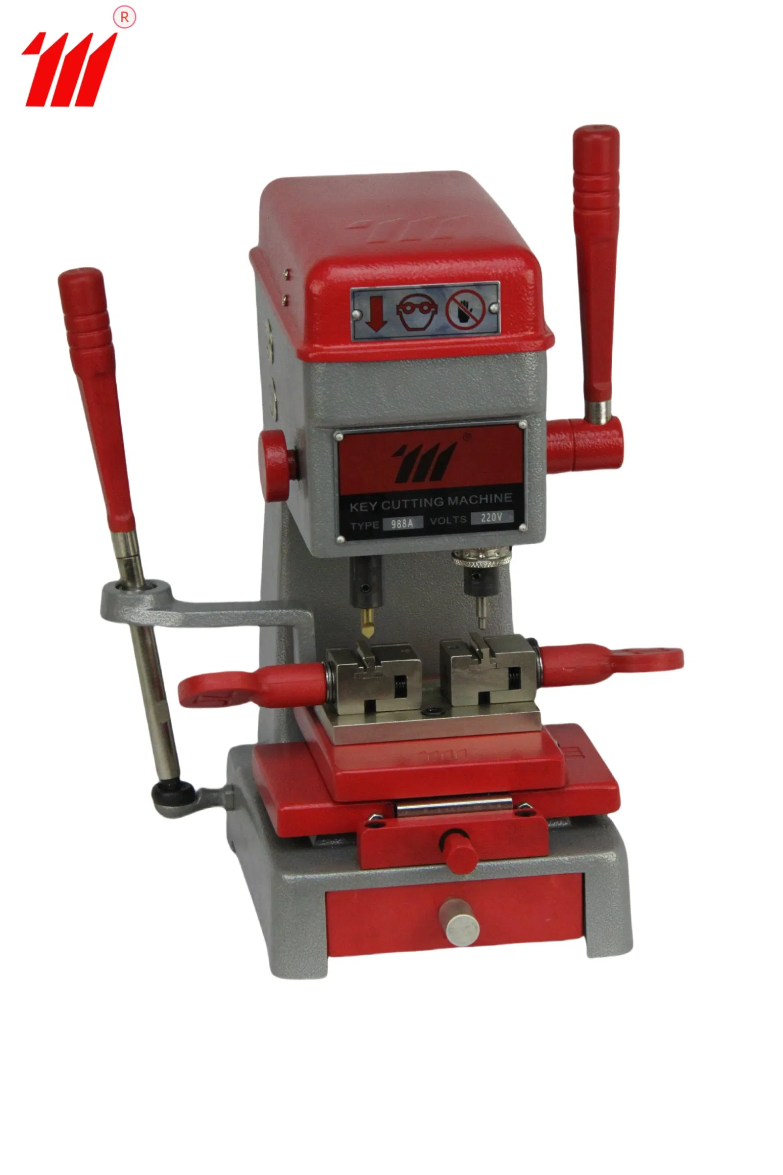 Jz-988A Copper Steel Aluminum Key Duplicator Machine 15kg Weight