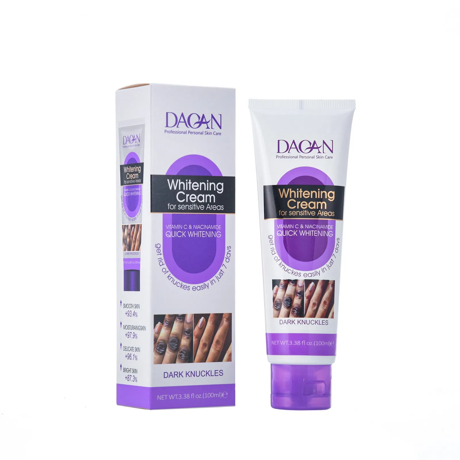 Natural Dark Spots Whitening Cream Fast-Acting Brightening Cream for Dark Knees Knuckles