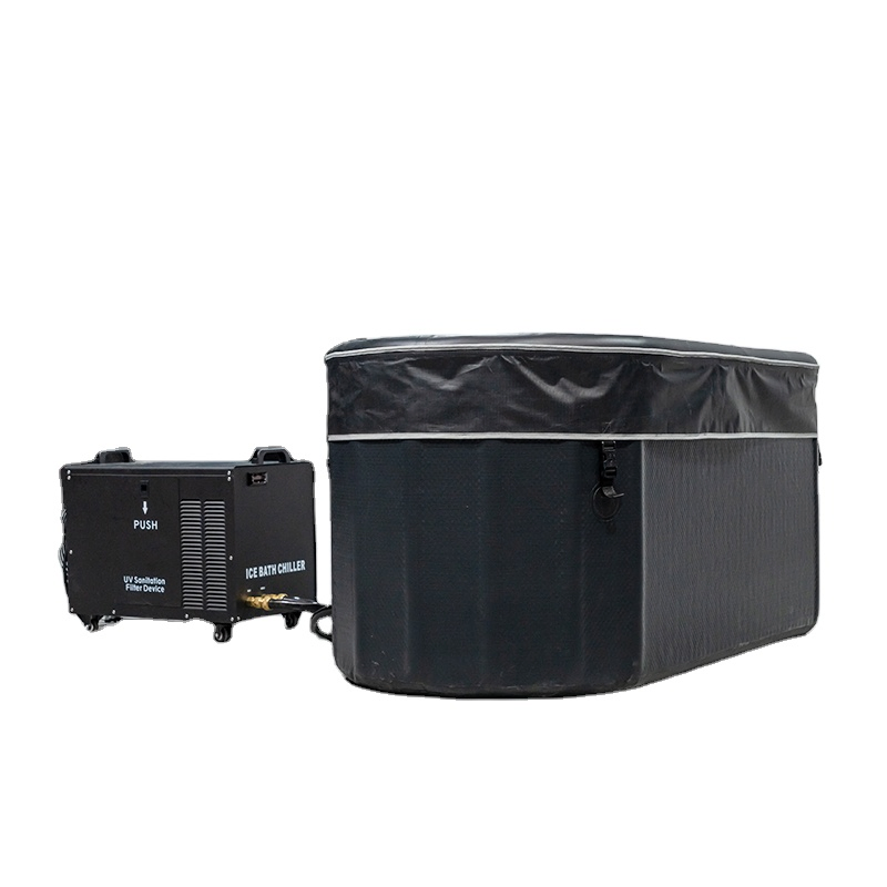 Надувная ледяная ванна с чиллером для криотерапии
