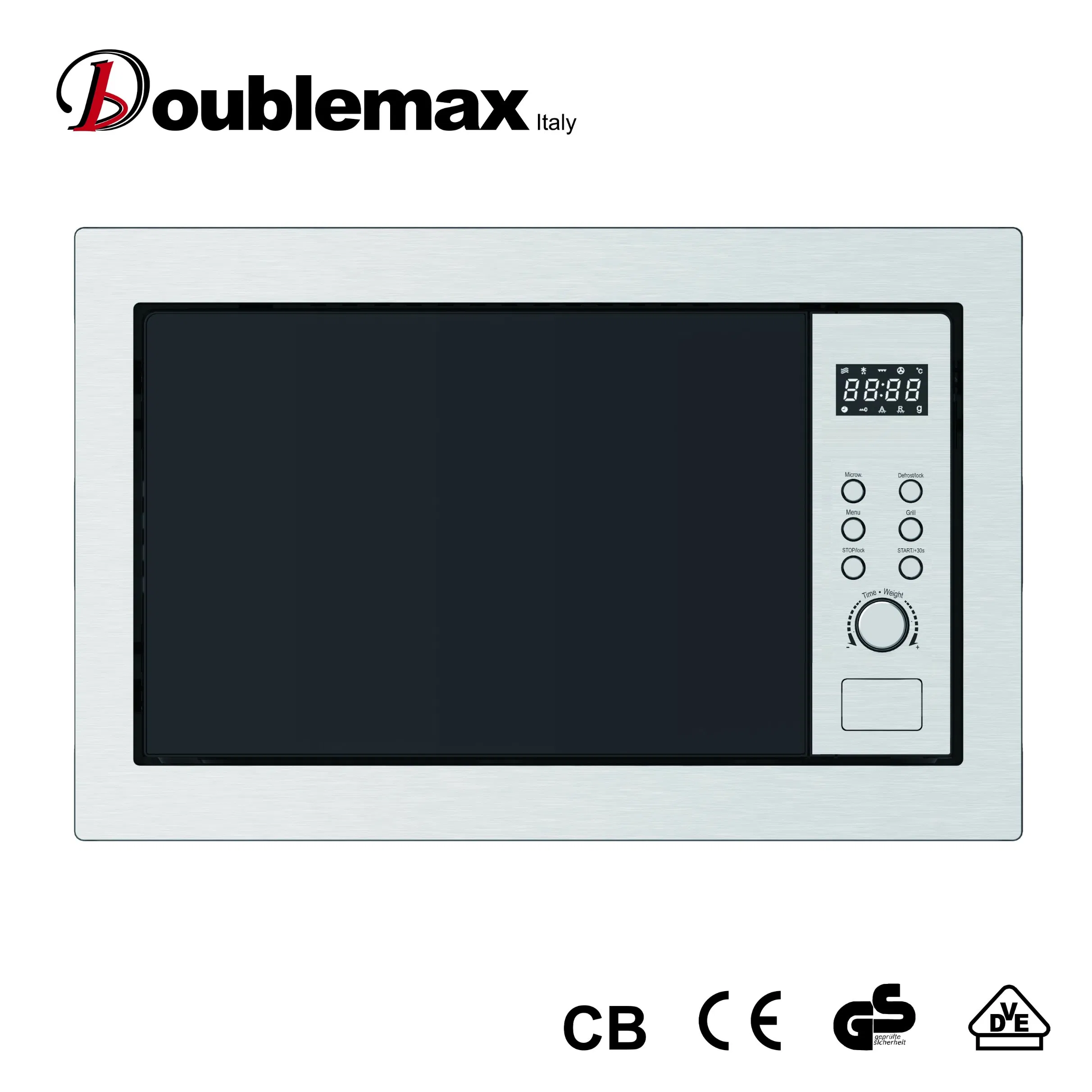 Auto Cook Reheat Retro 20L Small Countertop Microwave Oven