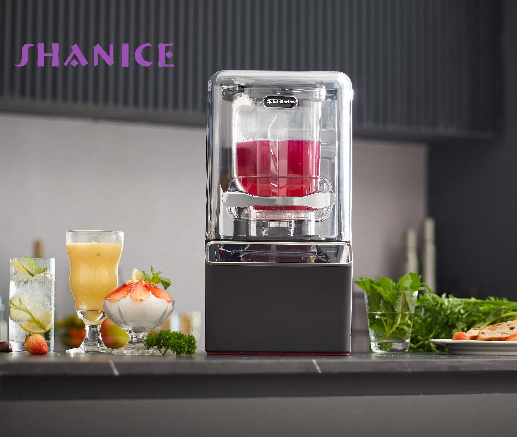 High Performance Drink Machine Sound Proof Vacuum Smoothie Blender Smoothie Soup Maker Quiet Food Mixer Grinder for Restaurant