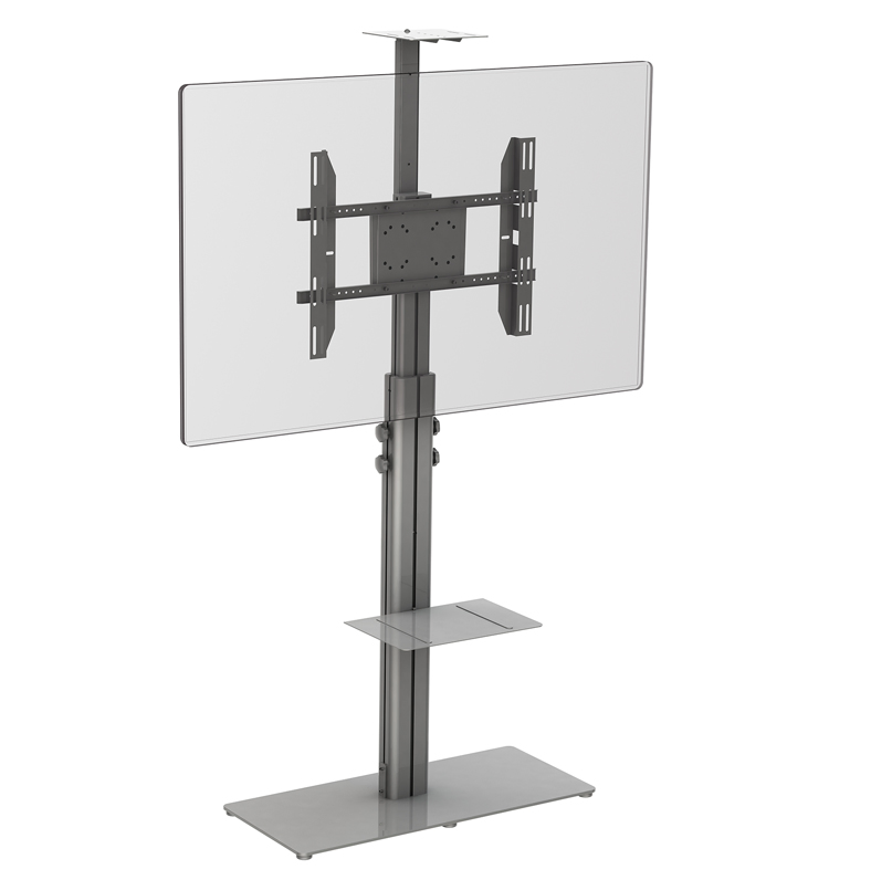 Напольная стойка для телевизора с ручной регулировкой высоты