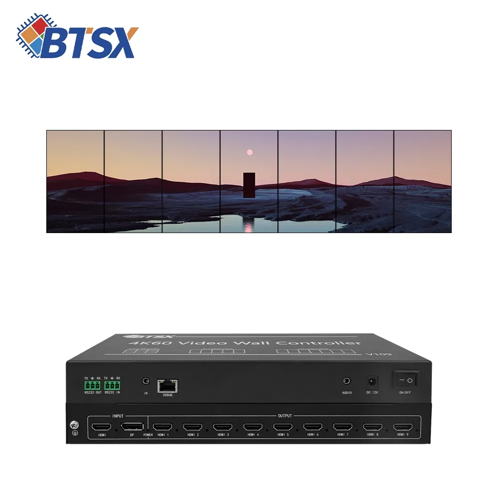 Контроллер видеостены Multi-Screen HDMI/Dp на 9 экранов