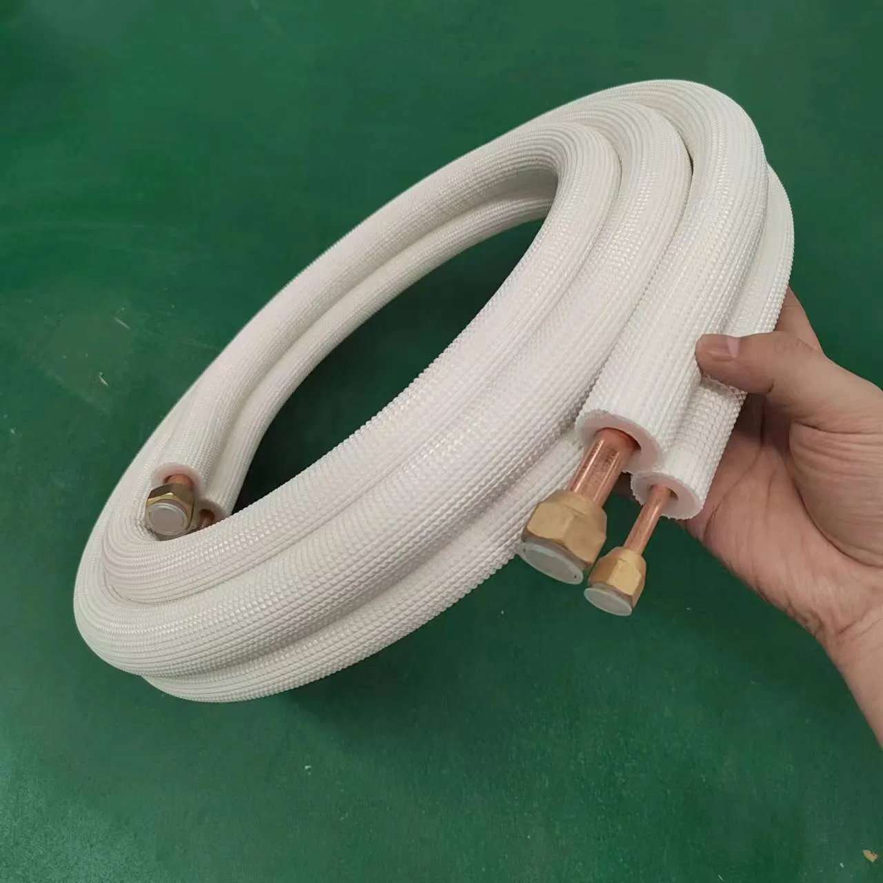 3m 5m 7m Insulated Air Conditioner Copper Tube with Corrugation