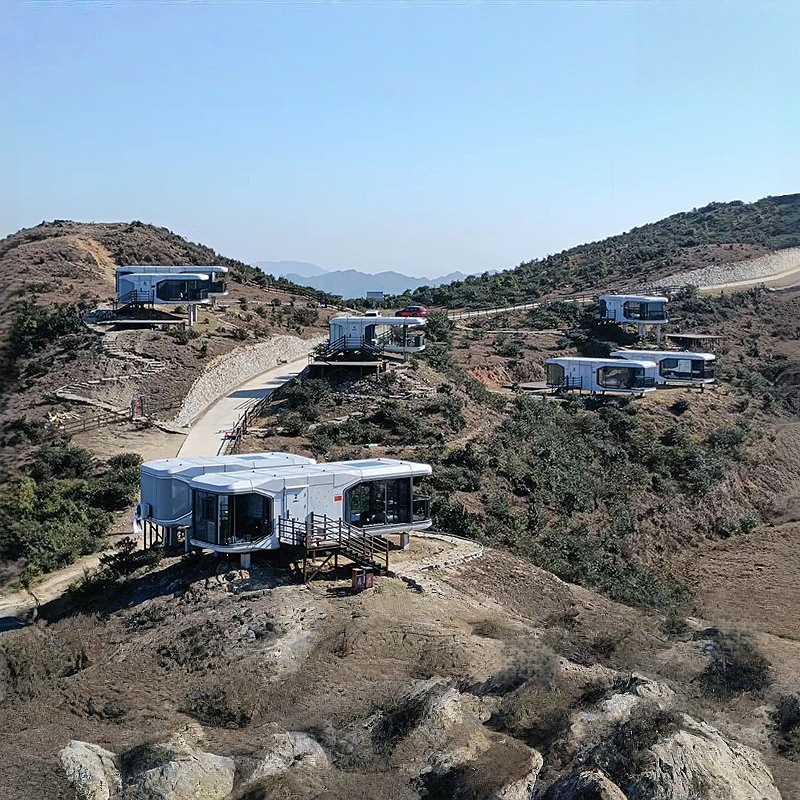 Scenic Outdoor Specialty Homestay Hotels Camping Base Capsule House Manufacturer