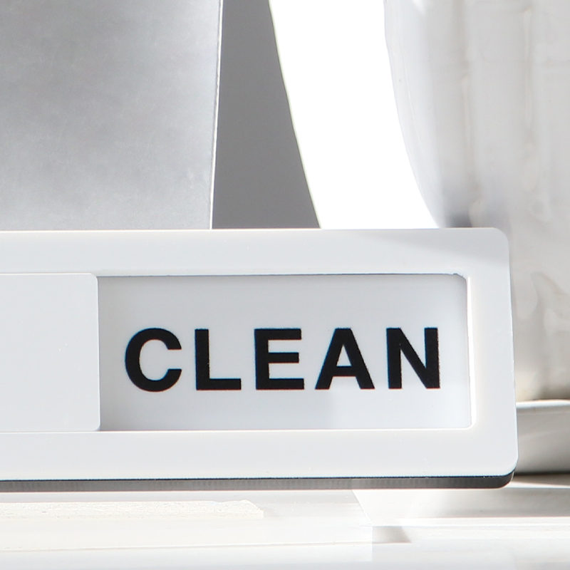 Customize Logo Stainless Steel Bamboo Dishwasher Clean Dirty Magnet Sign From Ezd