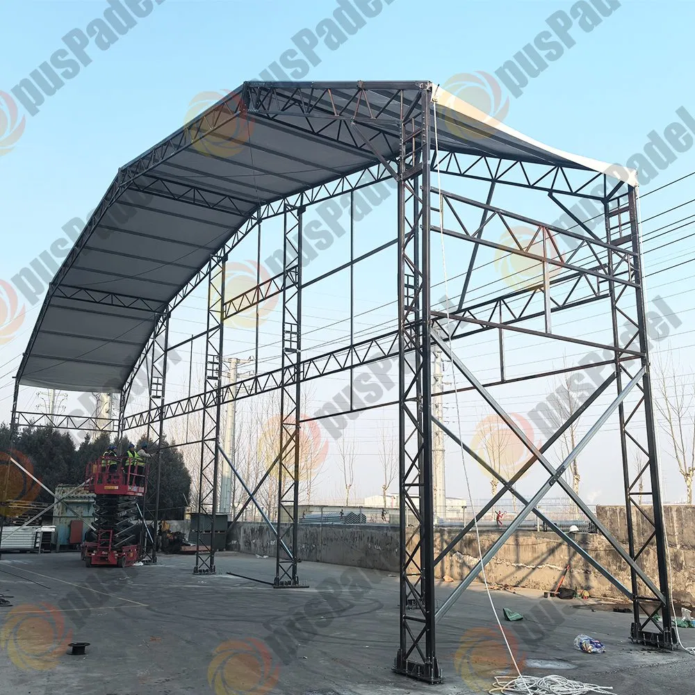 Excellent Coverage Padel Court Tennis Roof for Various Weather Conditions