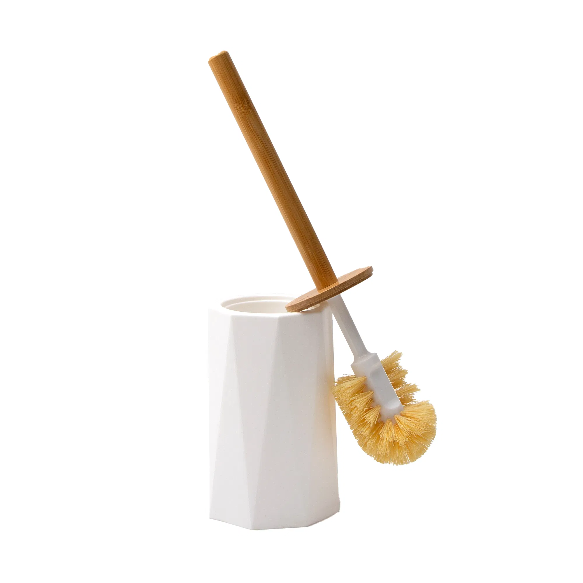 Modern Matt Bathroom Accessories PP and Bamboo Bathroom Brush