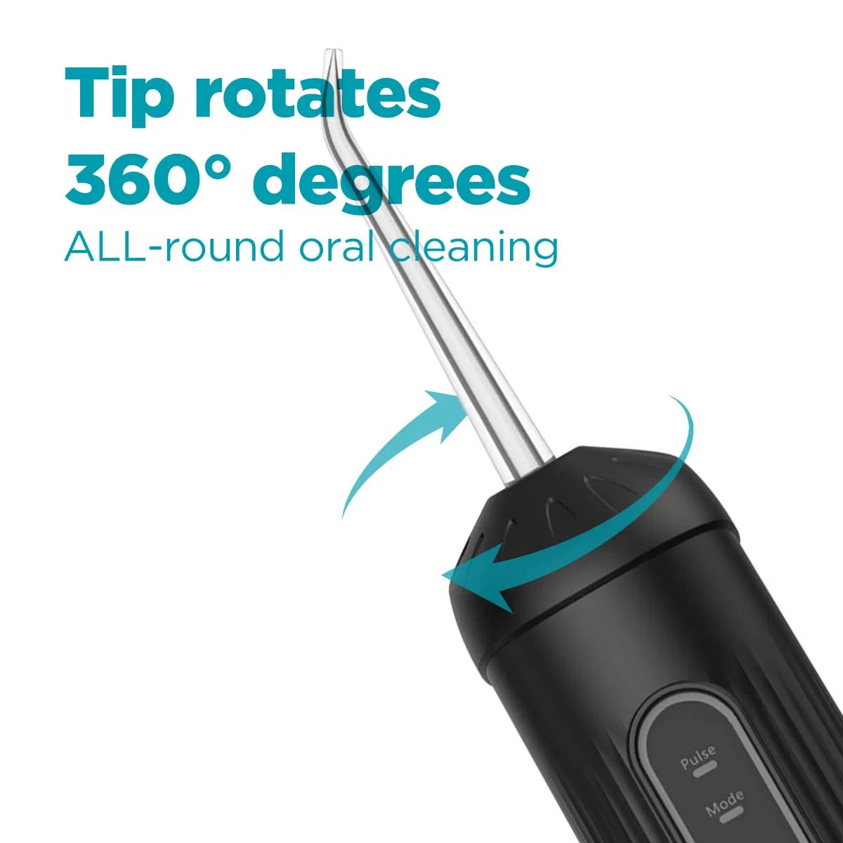 Free OEM Ipx7 Waterproof Portable Dental Water Jet Teeth Water Flosser Oral Irrigator for Home Travel