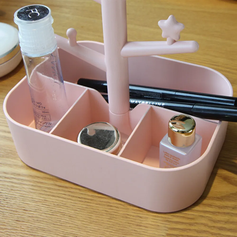 Rabbit Desktop Makeup Glass Mirror Custom LED Light Cosmetic Smart Touch Compact Table Mirror