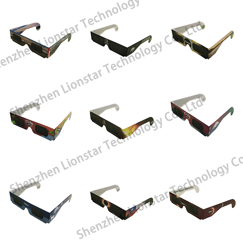 Wholesale Custom Paper Eclipse Glasses Eclipse Observation Glasses Provide CE Certificate ISO Certification