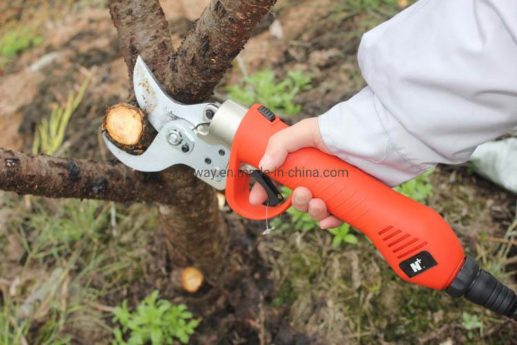 Lithium Battery Easy Hold Pruning Shears Tree Branch Cutting Electric Pruner