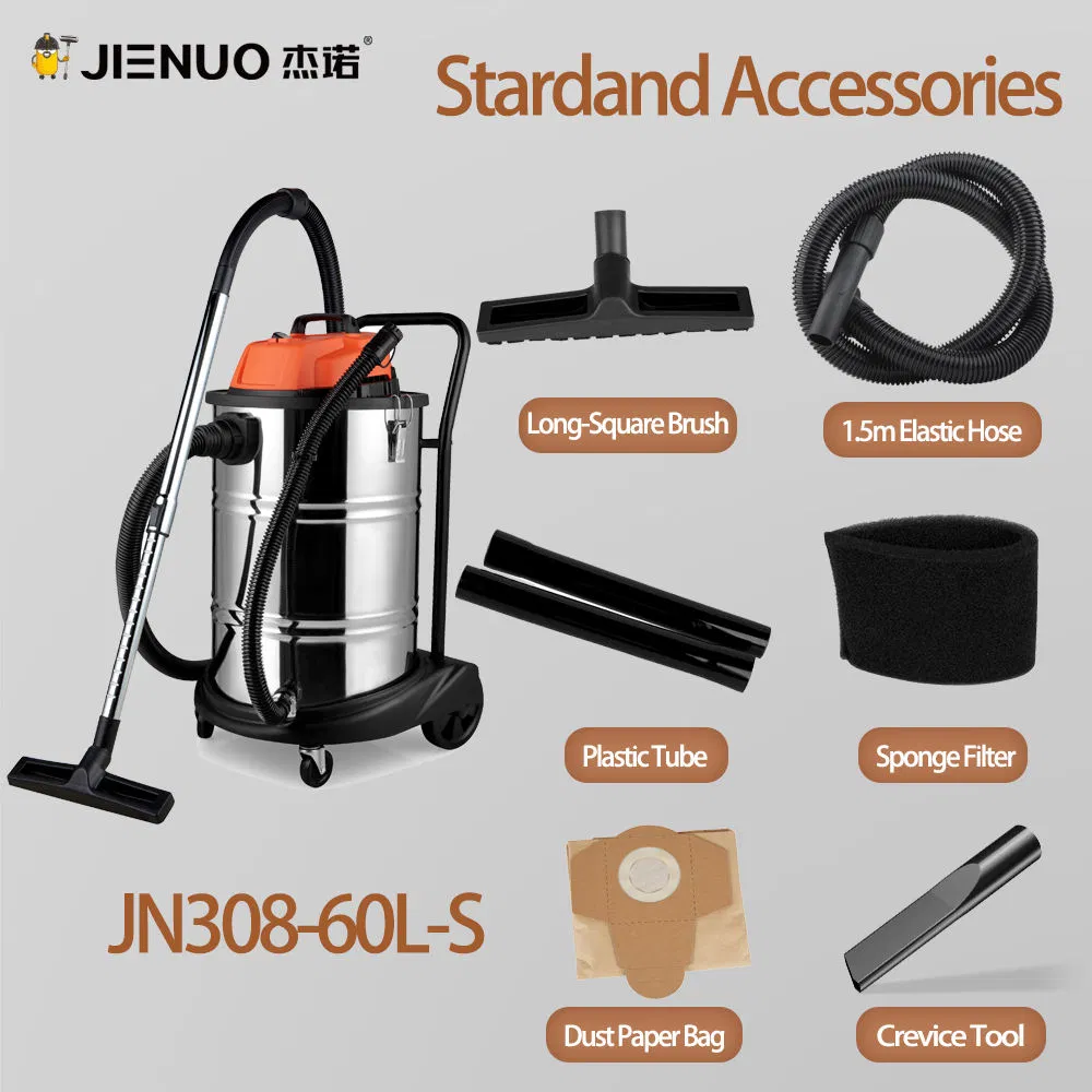 Large Capacity Industrial Heavy Dust Turnover Tank Vacuum Cleaner Wet Dry Cleaner Machine for Floor