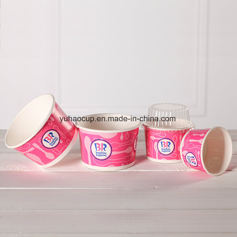 Yogurt and Ice Cream Cup with Lid