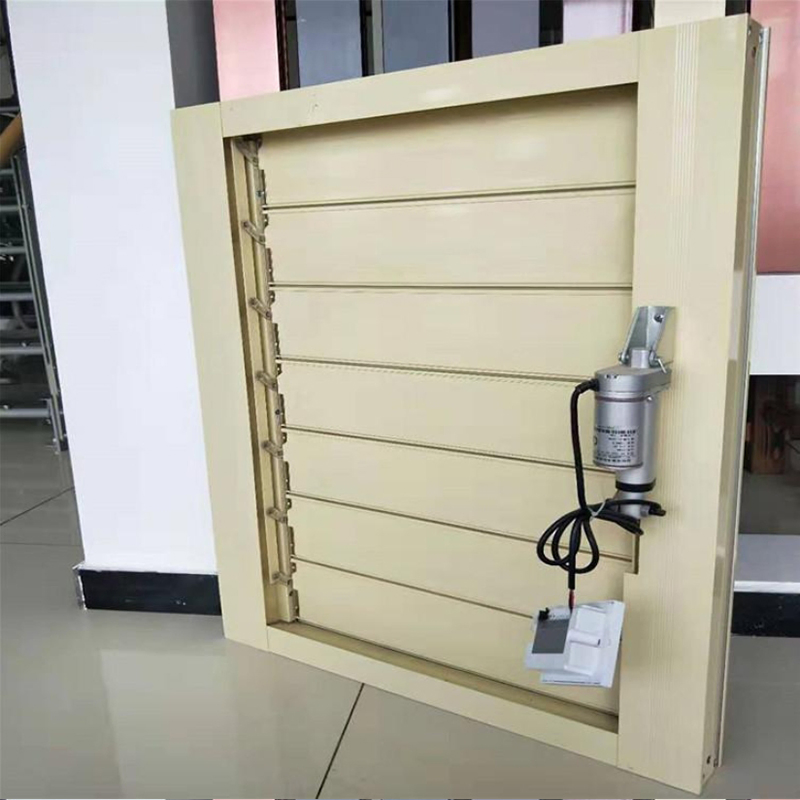 High Quality Fasec Electric Blinds Windows Doors Aluminium Metal Louvre Blades Louvers
