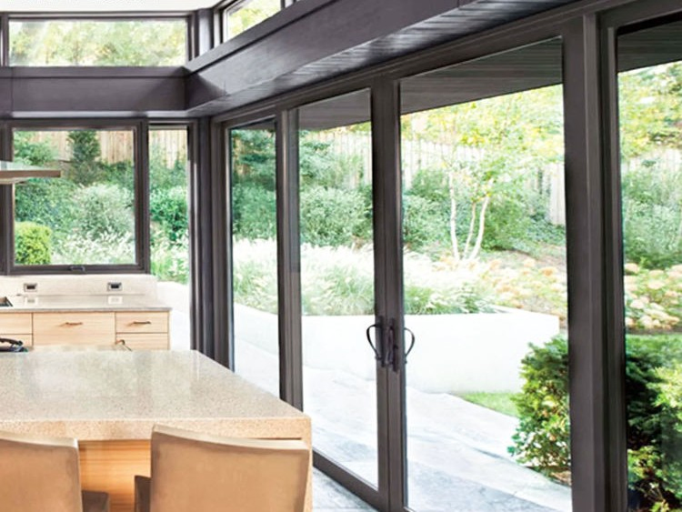 Hurricane Impact Doors Florida Approved Commercial Double Sliding Doors