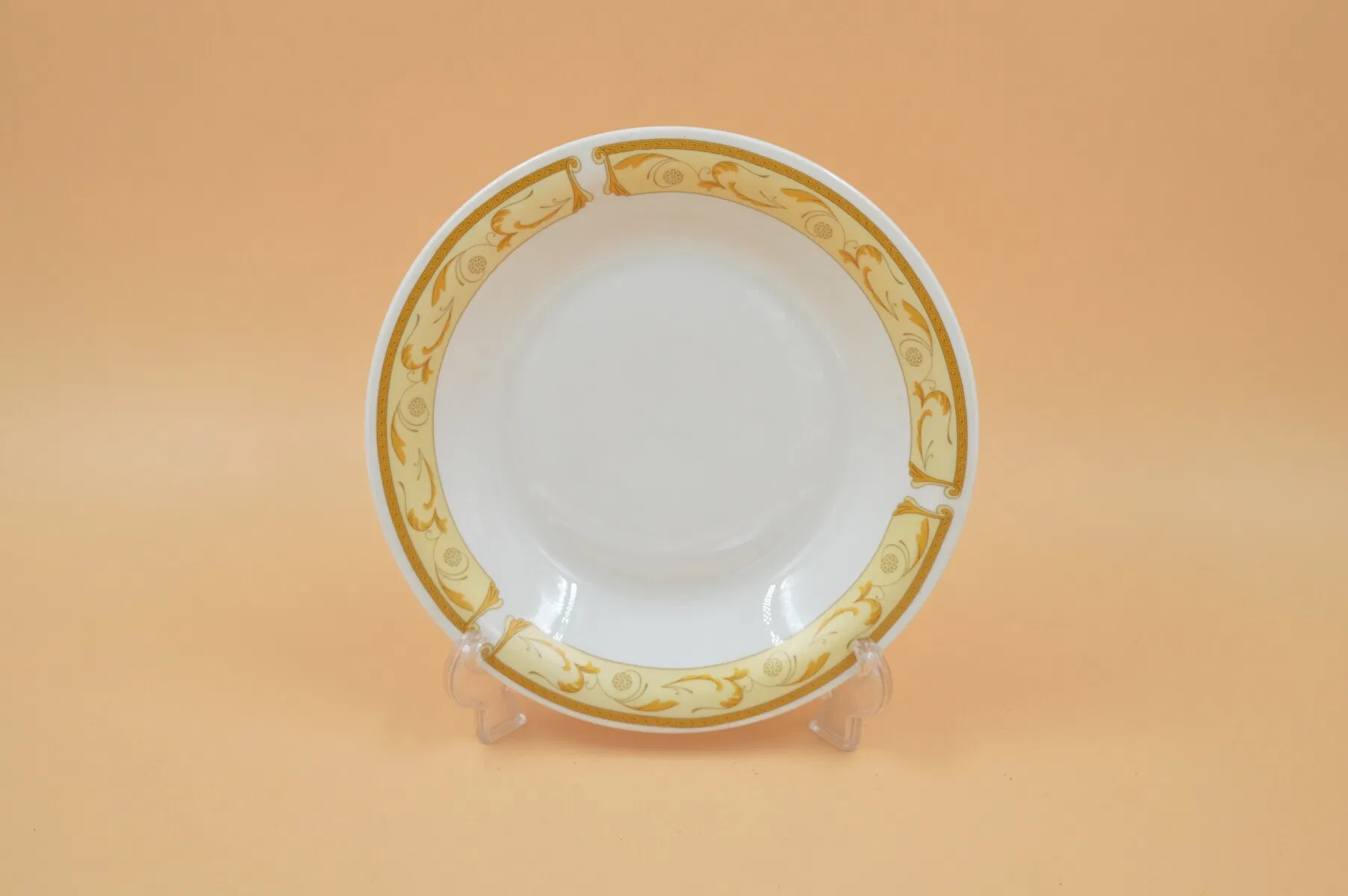 9.2"Soup Plate Round Decal Porcelain Ceramics Tableware
