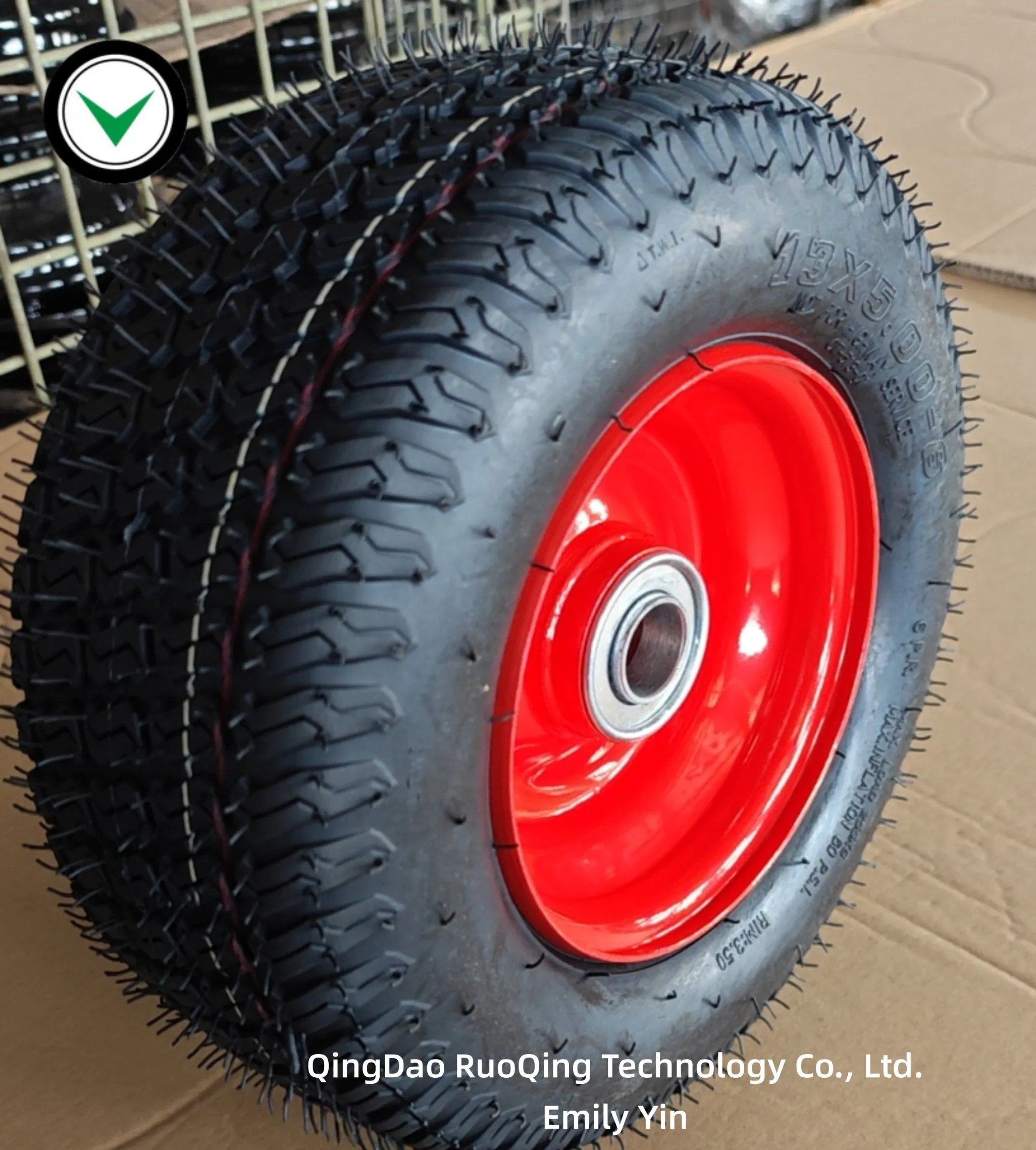 13X5.00-6 Tt/Tl Factory Lawn Mower Turf Wheel Rim Tyre