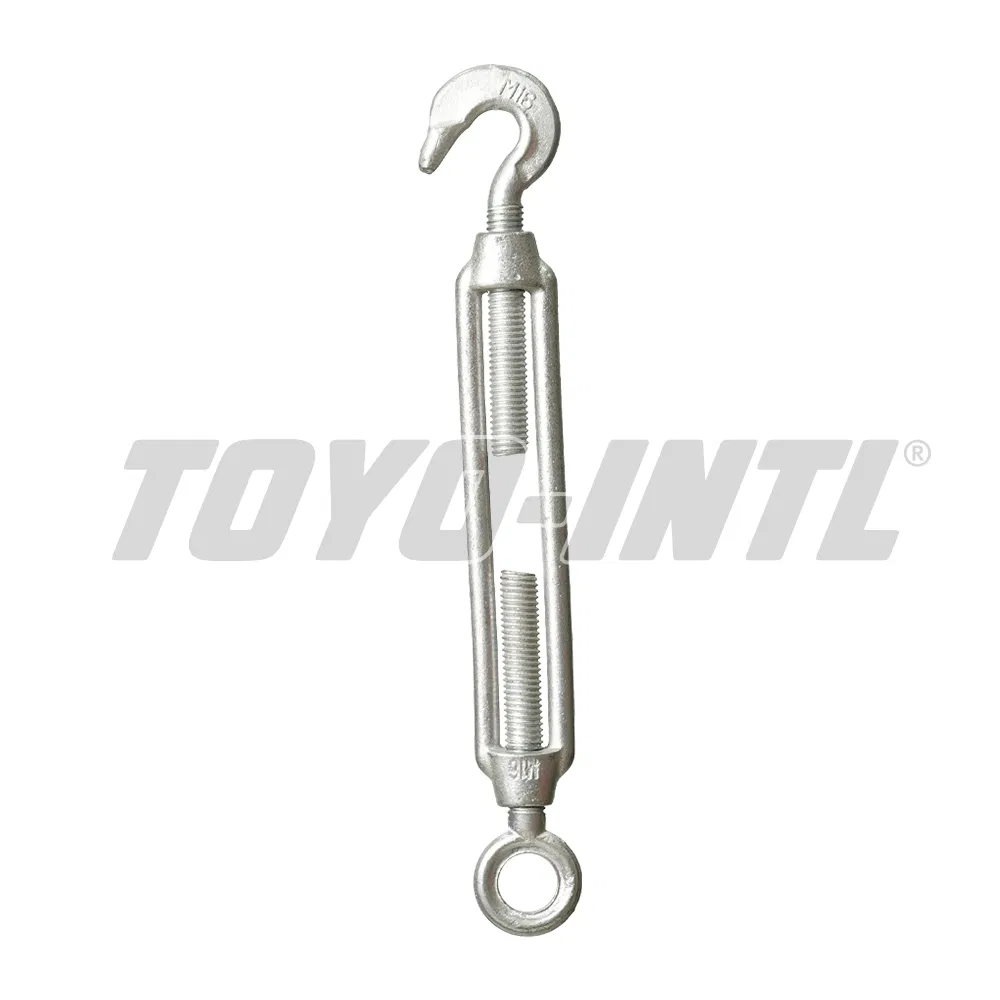 Toyo-Intl Factory Sales Malleable Iron Standard Hook/Eye/Jaw Turnbuckle