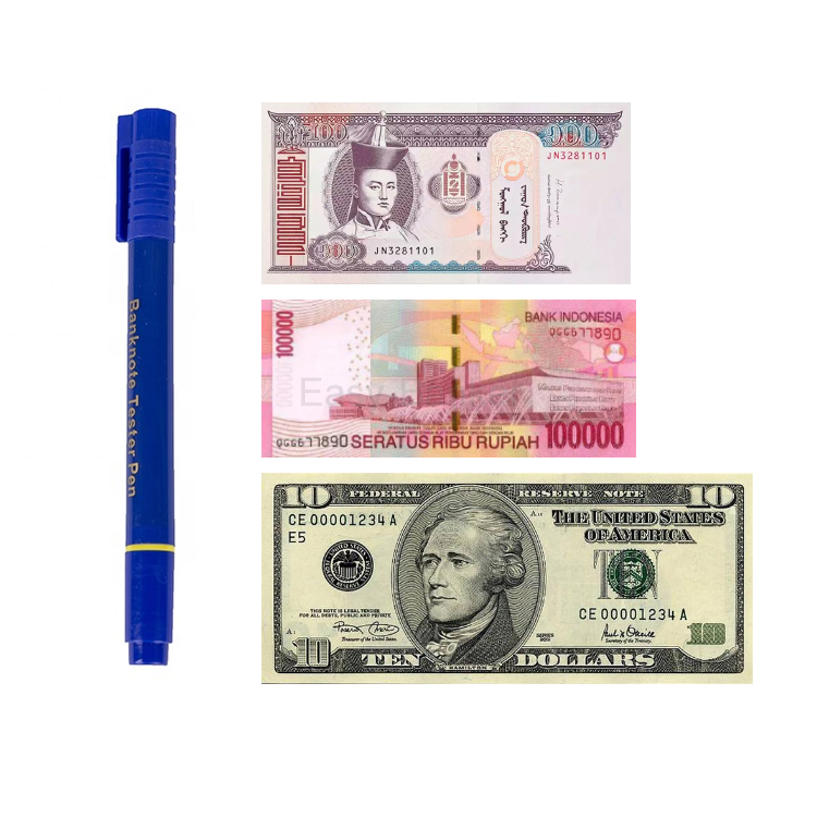 DC-798 Portable Money Detector Pen Low Price Plastic Currency Checker with Light
