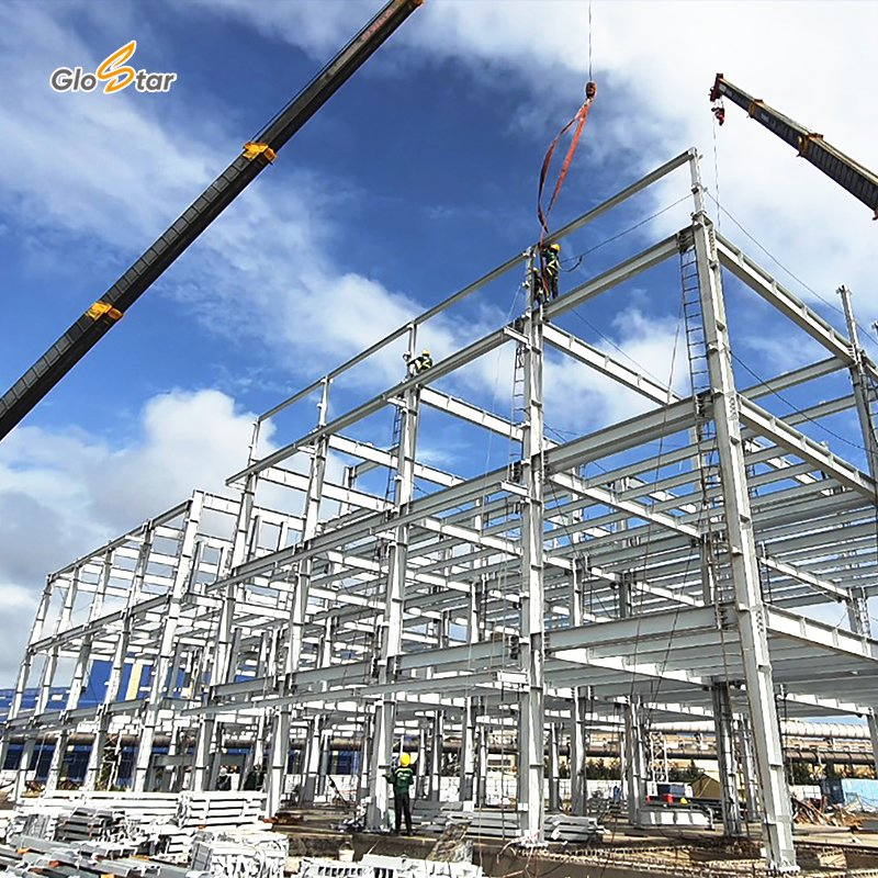 Light Steel Structure Workshop Warehouse Fast Installation for Export