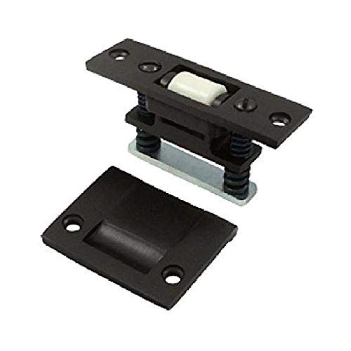 Best Seller Heavy Duty Black Zinc Alloy Ball Door Adjustable Roller Catch