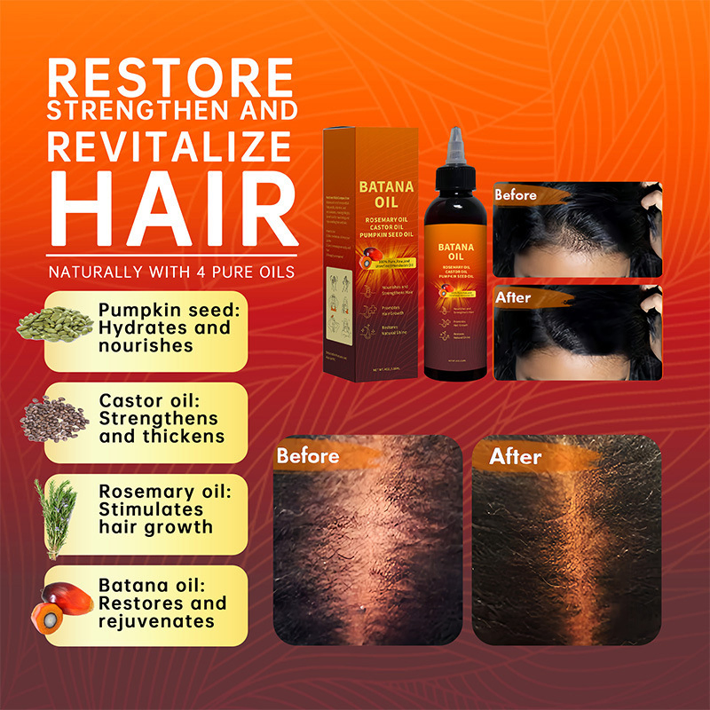 OEM Herbal Repair Heat Protection Hair Care Treatment Hair Essential Oil for All Hair Types